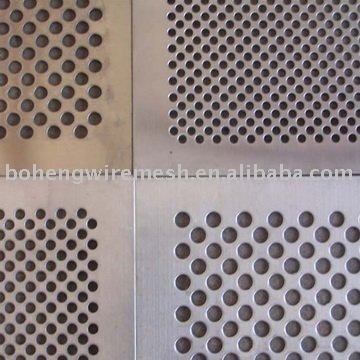 perforated metal piece