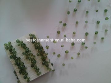 Wedding Green bead wire Garland