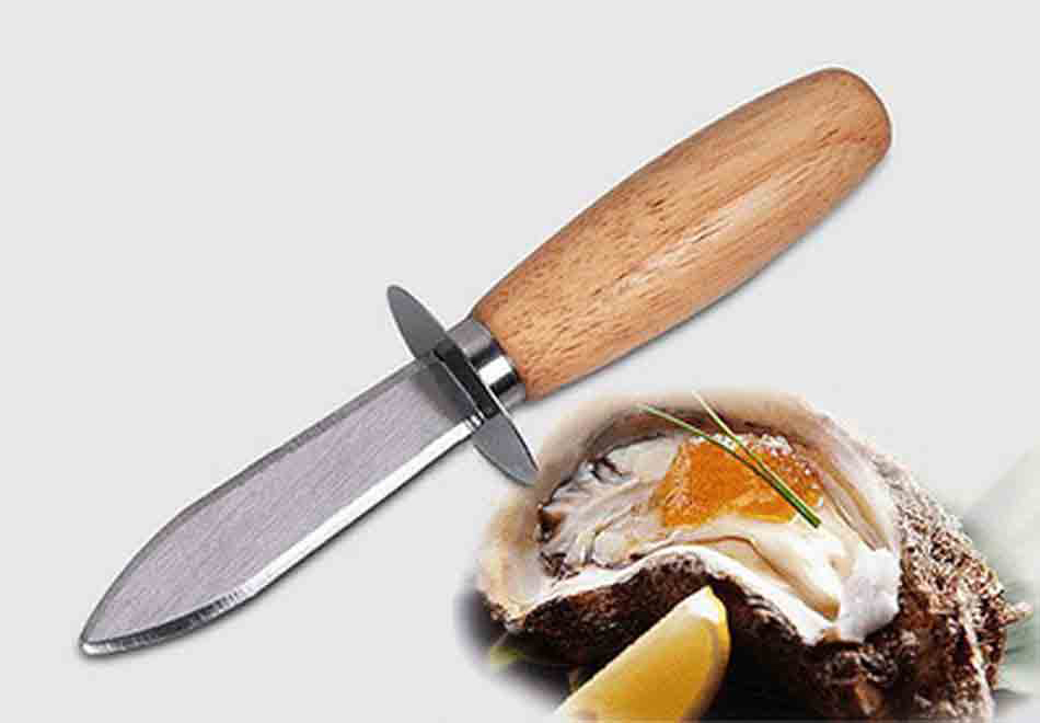 Oyster Opener Shucker Knife Wooden