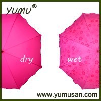 23" Flower Emerge Magic Straight Umbrella for Ladies
