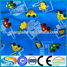 hign quality cotton flannel printing on fabric
