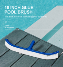 Fast Cleaning Pool Wall Corner Brush - Spa Tool Curved Brushes Head