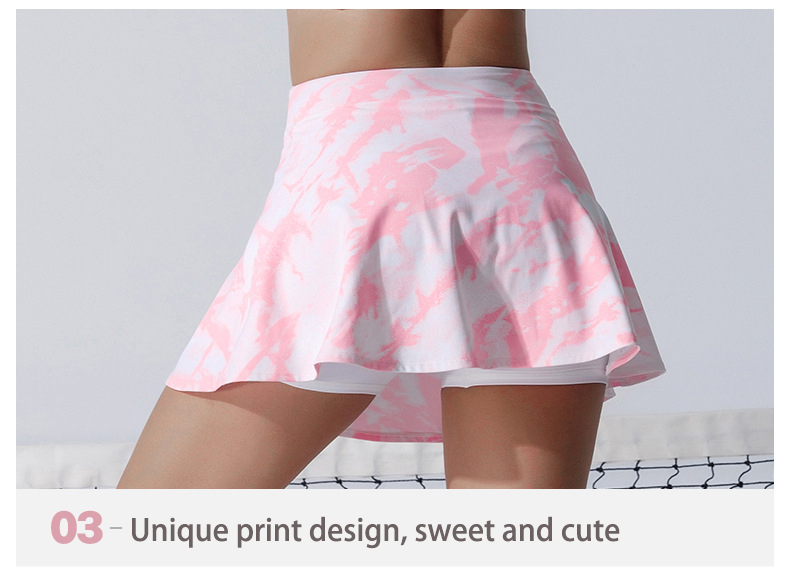 Pleated tennis golf skirt