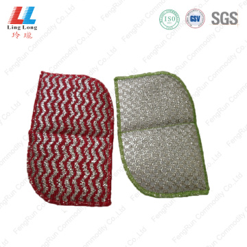 Waves style cleaning dishes sponge cloth