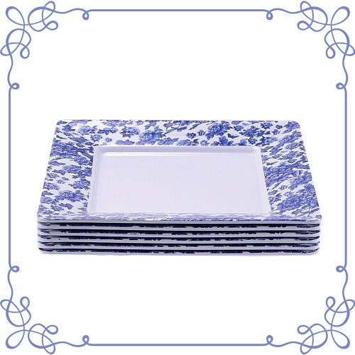 10,5 inch Melamine Square Tấm bộ