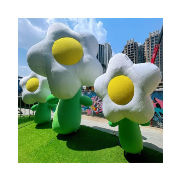 LED Lit Aerated Lotus Flower Outdoor Advertising Campaign: Promoting Aerated Flowers