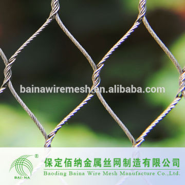 Hand Woven Knotted Ss Aviary Rope Mesh For Protection made in china