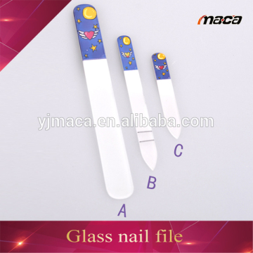 Professional nail art glass nail file nail care tools
