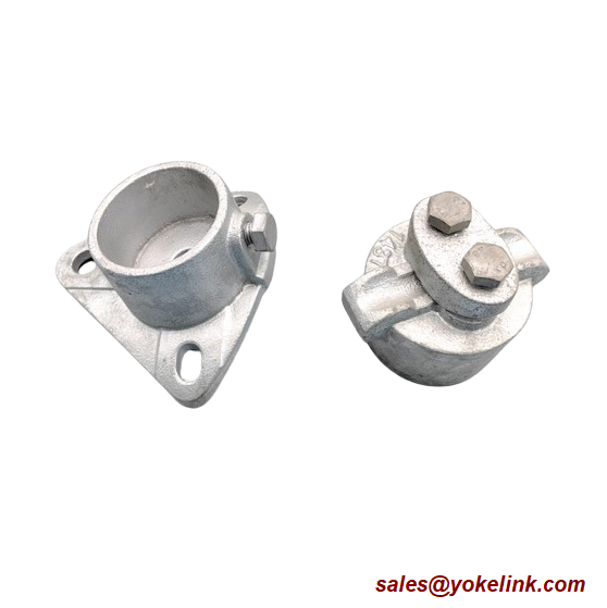 Sidewalk Guy Fitting Pole End 2in Dia Pipe