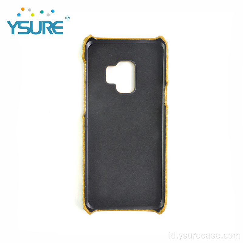 Desain Sederhana Bling Leather Oil Side Phone Case