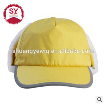 children winter hat factory thick warm earmuffs children Ski Hat yellow hat