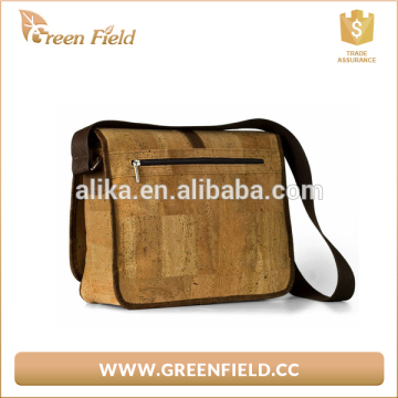 Durable cork shoulder bag,wholesale strong nature cork shoulder bag
