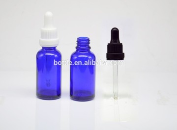 Cobalt Glass Bottles for Essential Oils with Glass Eye Droppers