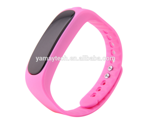 0.84" OLED touch screen multi color pedometer sport bracelet