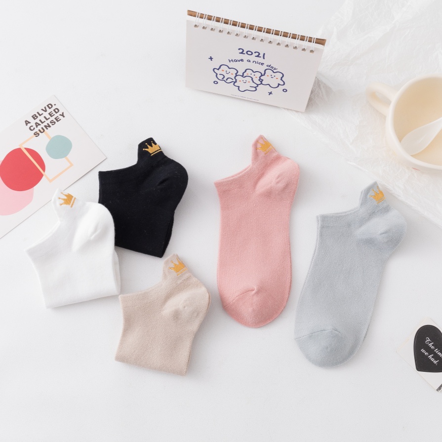 Mesh crown boat medyas para sa lahat ng okasyon