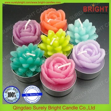 flower candles for wedding decoration scented candles
