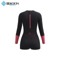 Seaskin traseiro zíper traseiro de neoprene durável 3mm Surfing Springsuit