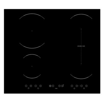 Inducción Inducción Inducción Cerámica negra de 60 cm