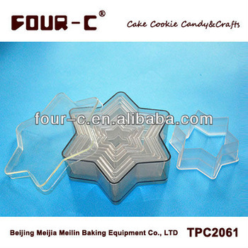 Star shaped cookie cutter set,PC useful cookie tools