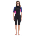 Seaskin 3/2 mm fubas buceando shorty back zip wetsuit