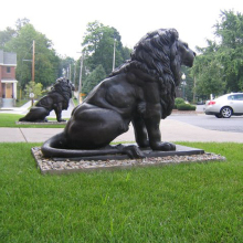 bronze casting foundry metal craft life size bronze lion sculpture