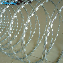 Galvanized Cheap Price Razor Concertina Barbed Wire