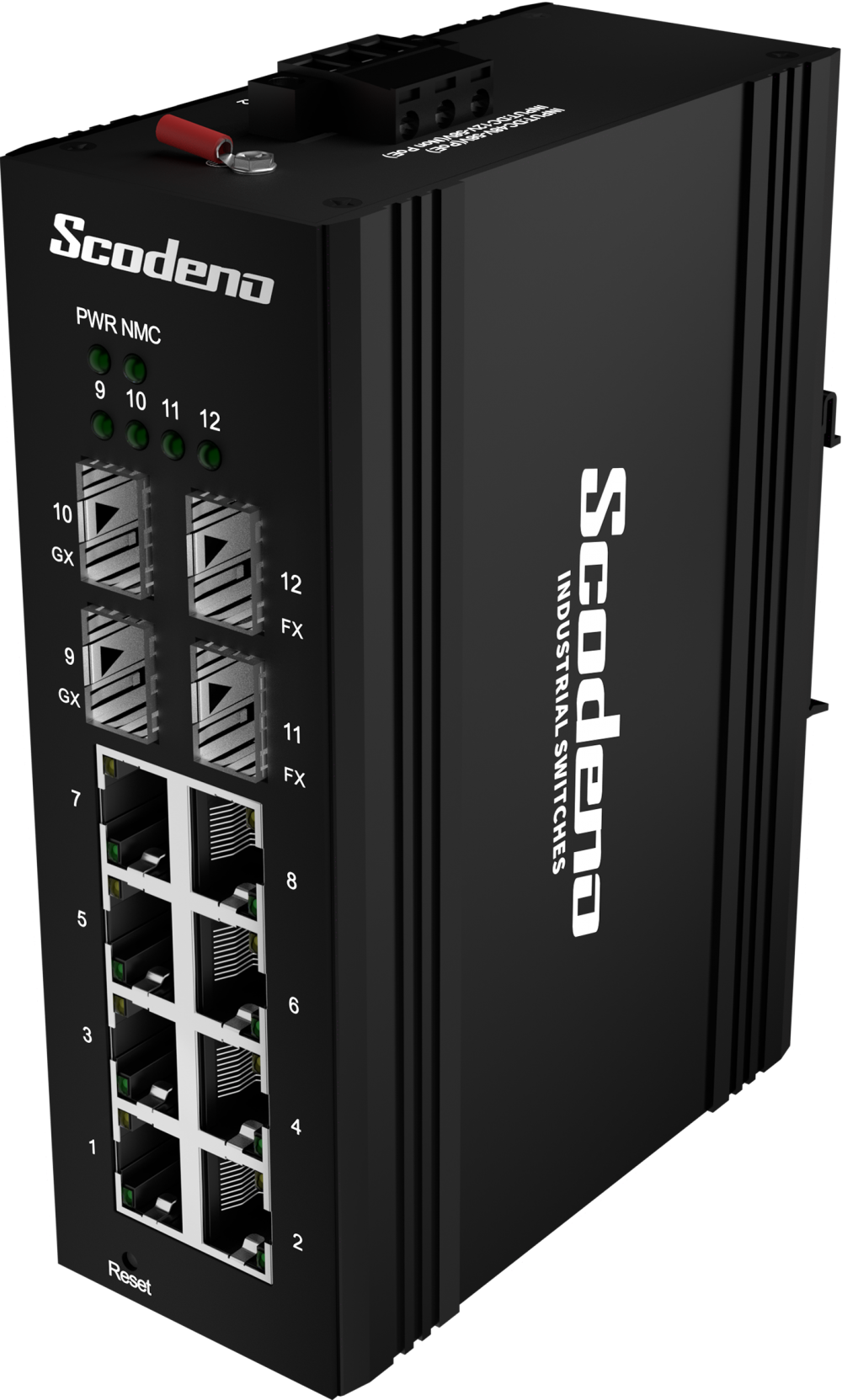 2GX2FX8GT Industrial Ethernet Switches für den Sicherheitsmonitor