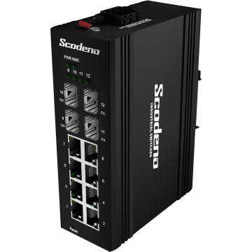 12ports High Standard IP-Kamera-Industrie-Switch