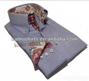 2013 latest fashion men shirt men's italian style shirts