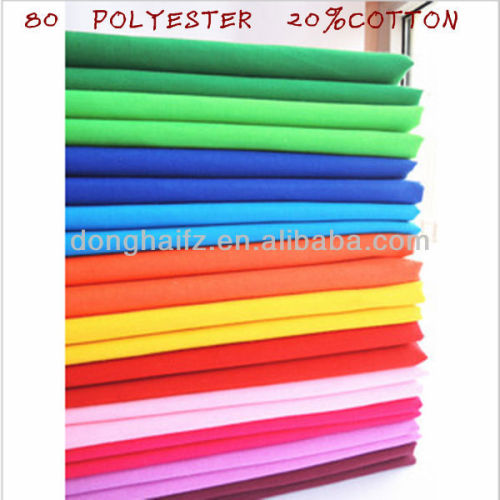 80 polyester 20 cotton fabric for garment