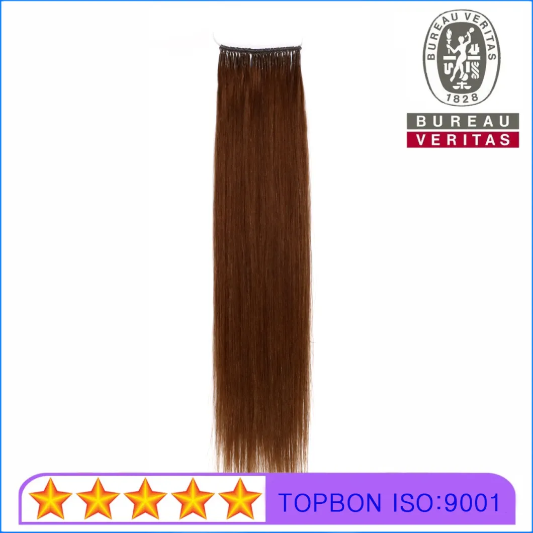 Silk Straight Natural Long 20inch Remy Human Virgin Hair Extension Micro Ring Hair