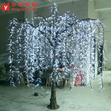 white artificial led weeping willow tree light