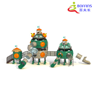 Jungle themed modular play structure