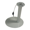 Adjustable aluminum leg white and black color for table