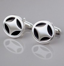 Novelty 925 Sterling Silver Cufflinks With Customized Logo