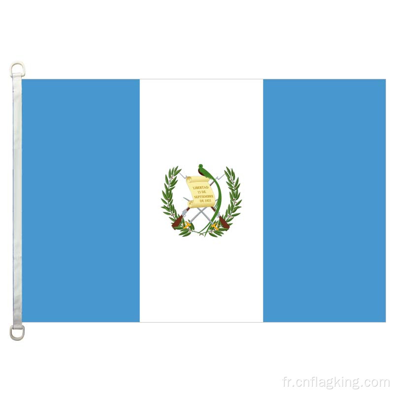 Drapeau national Guatemala 90*150cm 100% polyester