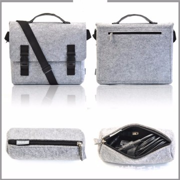 Fashion China factroy Promotional Felt laptop bags back pack