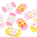 Kawaii Candy Shaped Flat Back Beads Handmade Craftwork Ornaments Beads Charms Girls Bedroom Decor Spacer Cabochon