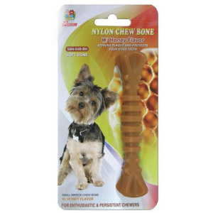 Percell 4,5 &quot;Nylon Dog Chew Spiral Bone Honey Duft