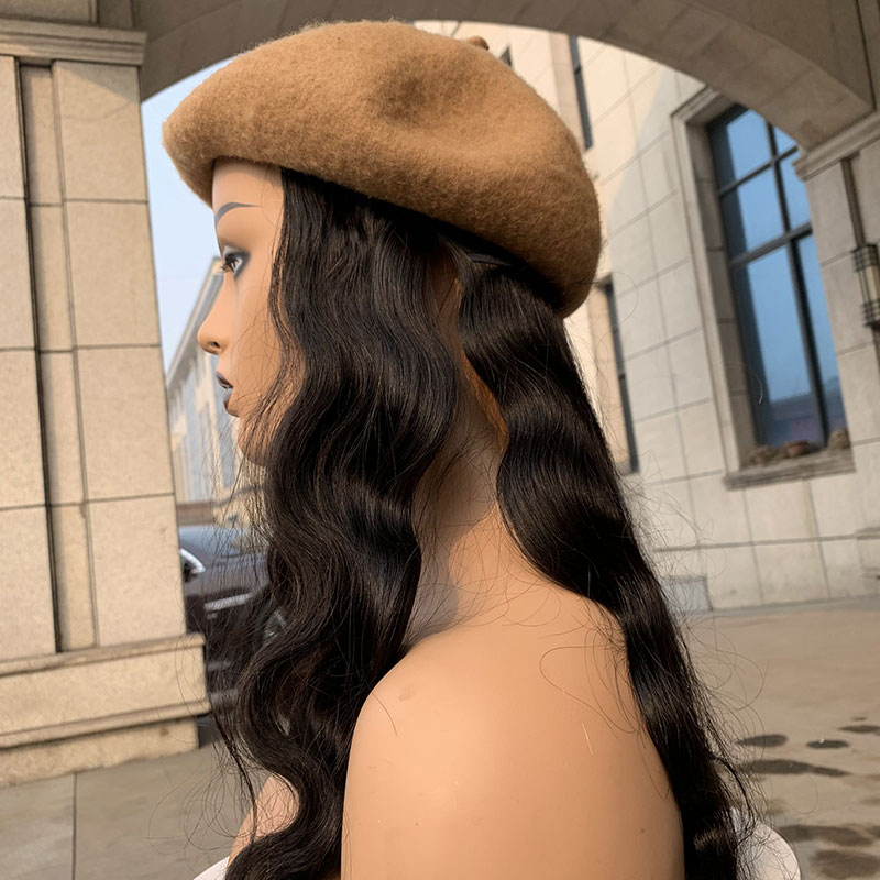 Best Selling Baseball Cap Hat Wig Wholesale Cheap Travel Wig Hats Women Cap Curly Brazilian Human Hair Wigs With Hats