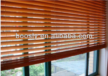 Motorized wooden blinds