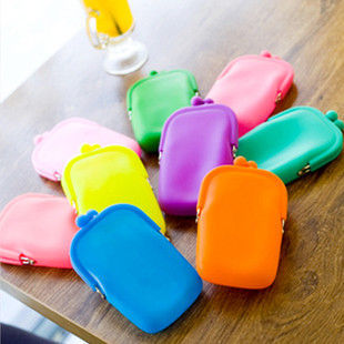 Candy Color Silicone Coin Purse / Silicone Coin Wallet / Silicone Coin Bag