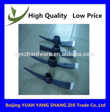 gardening tools digging steel pickaxe