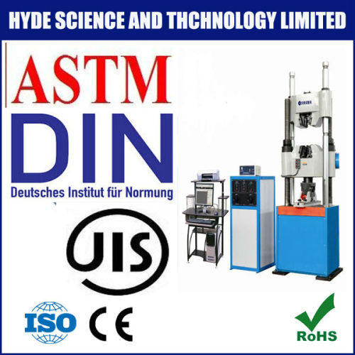 computer controlled astm rebar tensile strength test