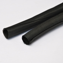 Self closing cable sleeve