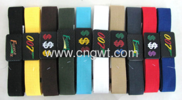 Personality Buckle Textile Belts?