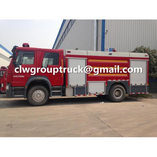 HOWO 4X2 8CBM Fire Fighting Truck