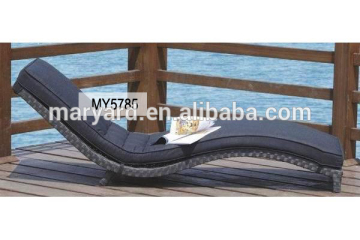 Garden furniture rattan outdoor Double chaise lounge