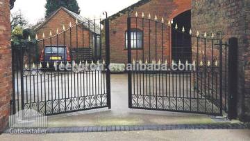 Black Wrought iron gate FG-066