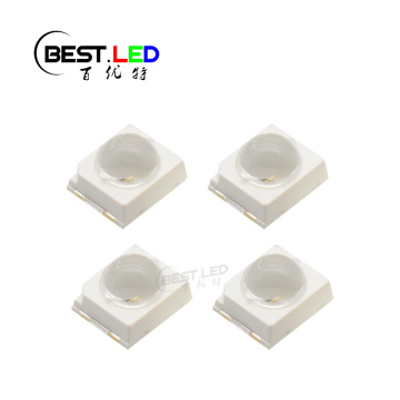 Светодиод 640 нм Light Dome Lens SMD 2835 60-градусов